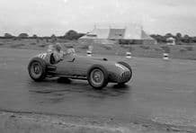 Ferrari 375 Luigi Villoresi at speed British GP 1951