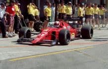 Ferrari 640 Nigel Mansell 1989 Brazil GP pit stop
