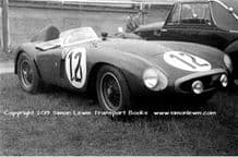 Ferrari 750 Monza photo Helde/Lucas. Le Mans paddock 1955