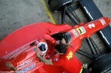 Ferrari F1 1990 overhead photo Nigel Mansell British GP (a)