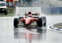 Ferrari F1 1993 Jean Alesi British GP in rain