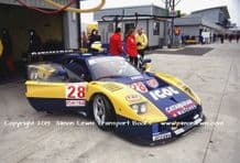 Ferrari F40 GTE, Gounon/Bernard/Belmonda . Photo. Silverstone BPR GT 1996 (A)