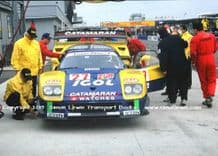Ferrari F40 GTE, Olofsson/DelaNoce . Photo. Silverstone BPR GT 1996 (A)