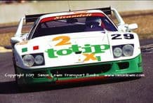 Ferrari F40 Olofsson/Dela Boce/Angelastri . Photo. Le Mans 24 hours 1994