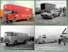 Ferrari & Maserati 4x Race Team Transporter photos 1951,1954,1967,1975(all 7x5")