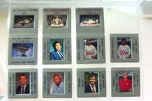FOOTWORK PORSCHE FA12 F1 original team issued 35mm slides 1991 X11 Alboretto etc