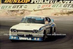 FORD CAPRI Cologne Gp2  Super Saloon Vince Woodman  Mallory Park 25 July 1976. photo