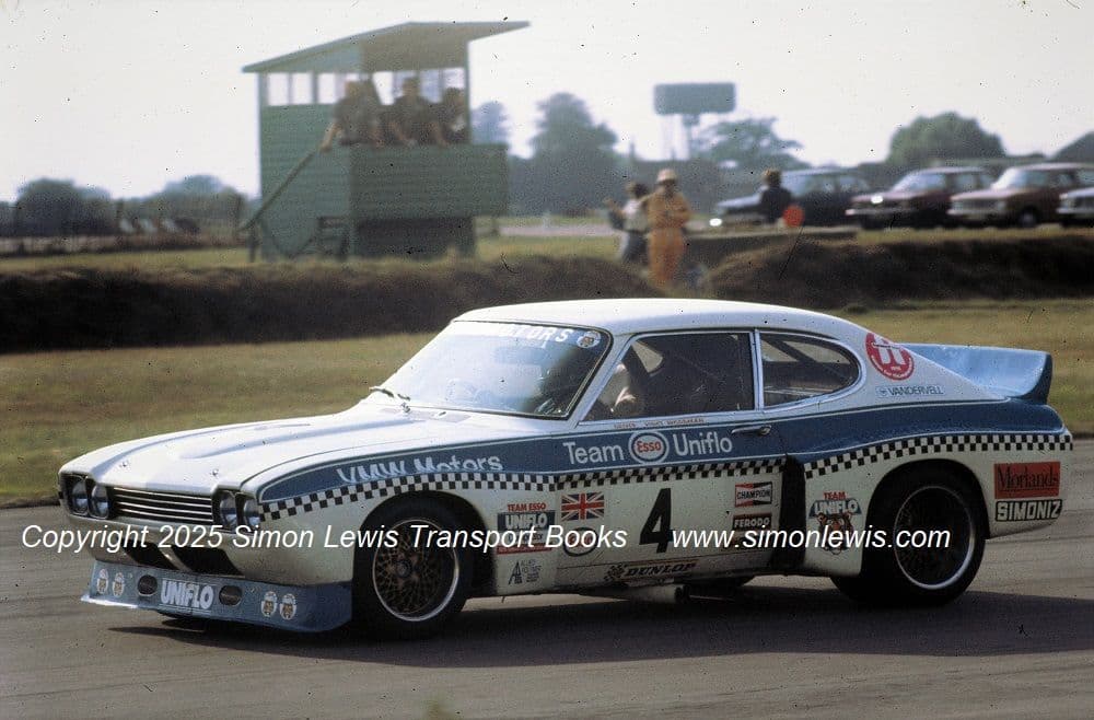 FORD CAPRI Cologne Gp2 Super Saloon Vince Woodman Silverstone 5 Sept ...