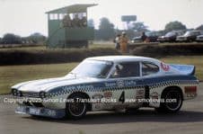 FORD CAPRI Cologne Gp2  Super Saloon Vince Woodman  Silverstone 5 Sept 1976. photo