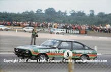 Ford Capri MkIII Stuart Graham , Photo. Silverstone RAC Saloon Cars July 1977