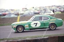 Ford Capri RS2600 Dave Matthews . BTCC Silverstone 1973 British GP round