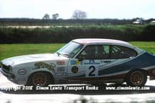 Ford Capri (Vince Woodman) Photo. Silverstone RAC Saloons (BTCC)6 June 1977 2nd