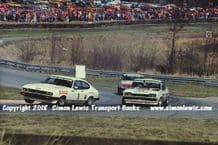 Ford Capris ( Craft , Hickman & Woodman). Photo. Oulton RAC Saloons (BTCC) 28 Mar 78