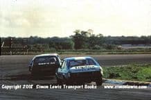 FORD CAPRIs ( Vandervall, Graham &Woodman) RAC Saloons (BTCC) photo. Silverstone 6 June 77