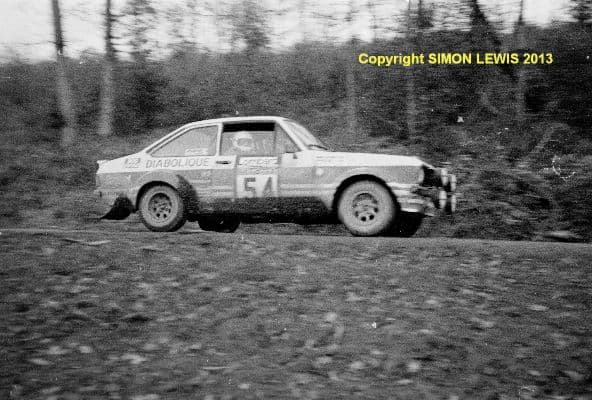 Ford Escort RS1800 Cid/Oliviera RAC Rally 1980