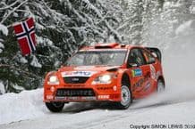 Ford Focus WRC Henning Solberg. Swedish Rally 2007 (a)