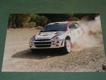 FORD FOCUS WRC. Martini. McRae/Grist ACROPOLIS 1999 12x8" photo (B)