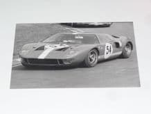 Ford GT40 1967 BOAC 500 - Colin Crabbe/Dave Charlton 7x5" one-of photo by John Reeve