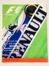 FRENCH GP F1 1994  programme