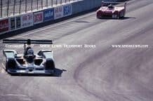 Frisbee(Tom Klauser) Cicale Ralt (Richard Guilder) photo. Las Vegas Can Am 1981