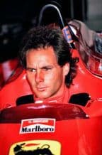 Gerhard Berger Ferrari 1988 F1 Brazil GP pits