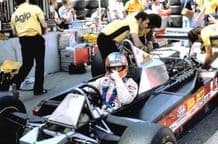 Gilles Villeneuve Cockpit close up Monaco 1980 Ferrari 312T5 (B)