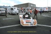 Ginetta 14 Hales/Markey paddock  Birmingham 1986 Thundersports   7x5 photo