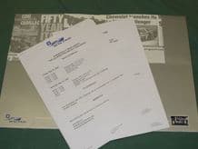 GM RACING MOTOROLA/DAMS Cadillac Silverstone 500  May 2000 press kit