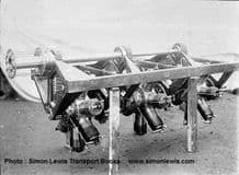 GNOME Triple 7 Cylinder Radial engine RADLEY-ENGLAND Waterplane No.1 1913