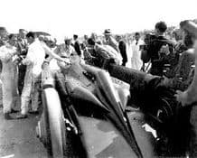 GOLDEN ARROW Segrave close up Daytona 1929 LARGE