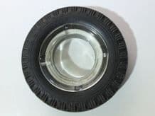 GOOD YEAR Eagle Tyre ashtray with glass bowl (1960s tread pattern?)