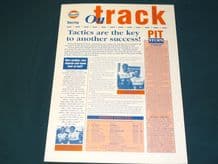 GULF McLAREN F1 GTR 1995 ON TRACK info sheet - #6 Jarama Report/Nurburgring Preview