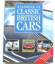 HANDBOOK OF CLASSIC BRITISH CARS (Robson & Ware 2002) Hardback