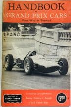 HANDBOOK OF GRAND PRIX CARS Post-War to Present (Tanner 1963)