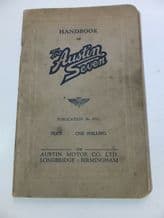 HANDBOOK  OF THE AUSTIN SEVEN  (25th ed. 1933)
