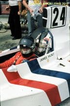 HESKETH 308 James Hunt pits German GP 1974. 10x7" photo