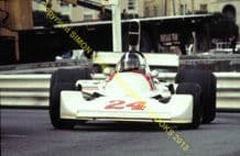 HESKETH 308B James Hunt Monaco GP photo 1975 10x7"