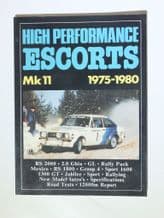 HIGH PERFORMANCE FORD ESCORTS MkII 1975-80 (Brooklands Books c.1991)