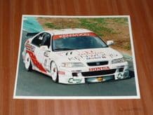 HONDA ACCORD BTCC David Leslie at speed(original period photo)