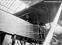 Howard Wright Navyplane . 1913 Seaplane. Woman sat in cockpit. photo .