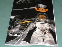 HUNGARY GP F1 2001 HUNGARORING race program