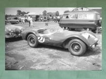 HWM JAGUAR "HWM 1" Bekaert 1958 Silverstone paddock.10x7"photo