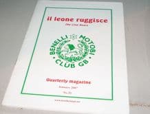 IL LEONE UGGISCE (THE LION ROARS) Benelli Motobi Club GB Magazines January 2007 (no.32)