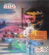 INDY 500 1988 original race Poster 27 x 20" (690 x 500mm)