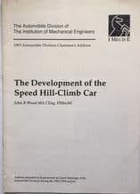 Inst I Mech E "The Development of the Speed Hill-Climb Car" (Wood 1993)