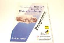 Internationale Rallye BADEN WURTTEMBERG Classic (Germany) 1992 August 6-9