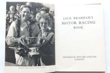 JACK BRABHAM'S MOTOR RACING BOOK(no jacket)