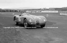 Jaguar C Type Stirling Moss MDU 212, Turnberry, Scotland. June 1952 (B)