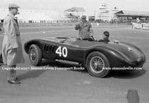 Jaguar C Type Stirling Moss Silverstone Daily Express Trophy Meeting 1952