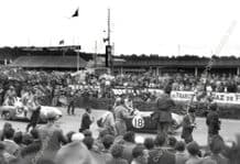 Jaguar C Type Tony Rolt/Duncan Hamilton  Le Mans 1953 . 10x7" photo